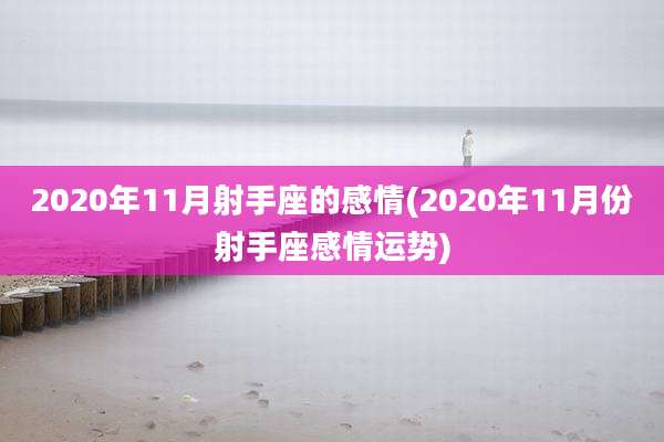 2020年11月射手座的感情(2020年11月份射手座感情运势)