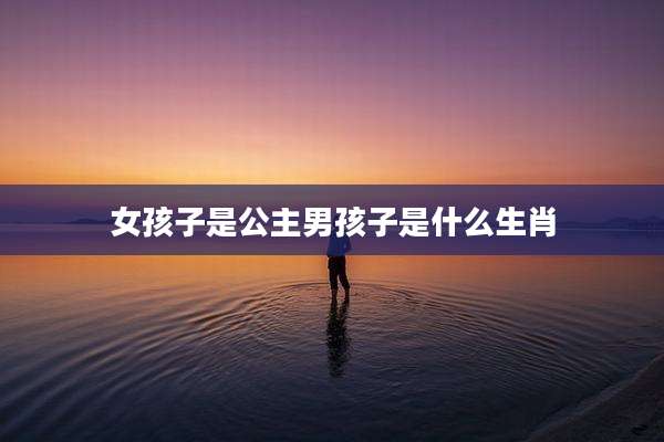 女孩子是公主男孩子是什么生肖