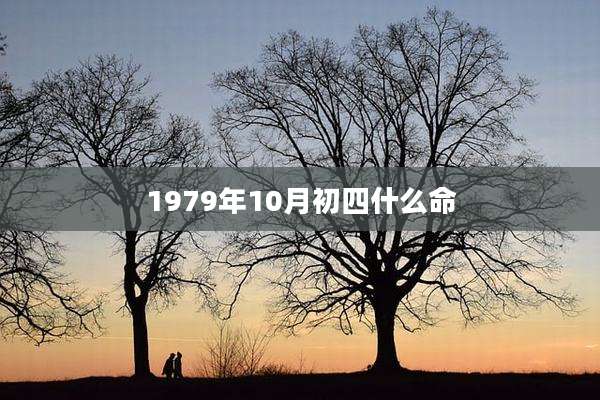 1979年10月初四什么命