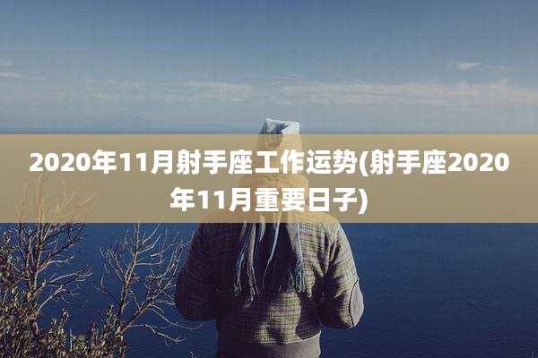 2020年11月射手座工作运势(射手座2020年11月重要日子)