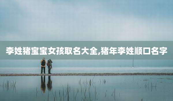 李姓猪宝宝女孩取名大全,猪年李姓顺口名字