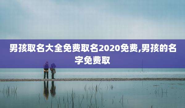 男孩取名大全免费取名2020免费,男孩的名字免费取