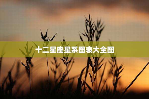 十二星座星系图表大全图