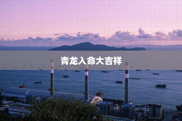 青龙入命大吉祥