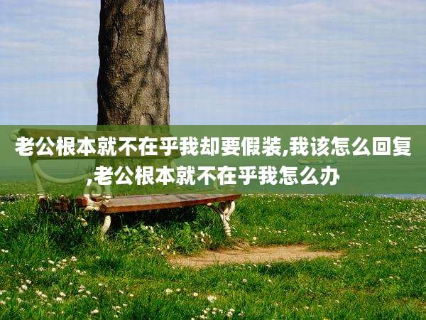 老公根本就不在乎我却要假装,我该怎么回复,老公根本就不在乎我怎么办