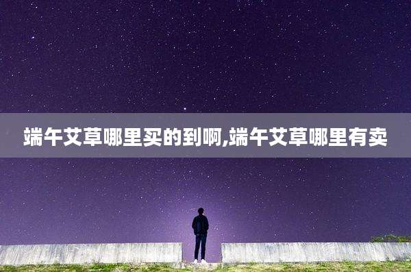 端午艾草哪里买的到啊,端午艾草哪里有卖