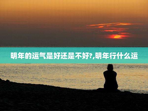 明年的运气是好还是不好?,明年行什么运