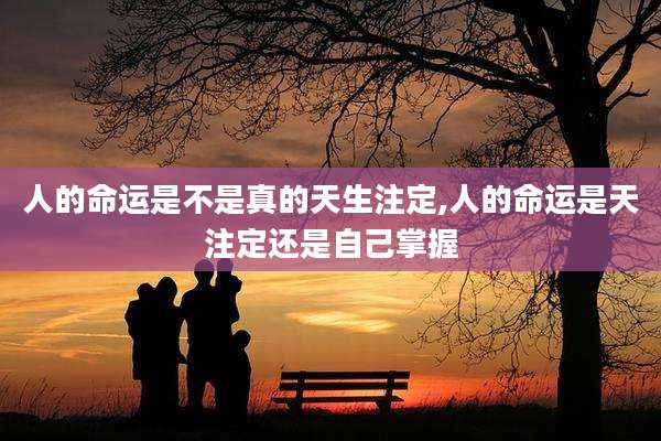 人的命运是不是真的天生注定,人的命运是天注定还是自己掌握