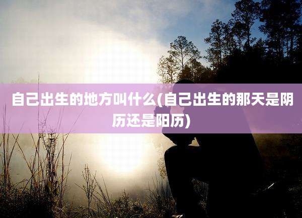 自己出生的地方叫什么(自己出生的那天是阴历还是阳历)