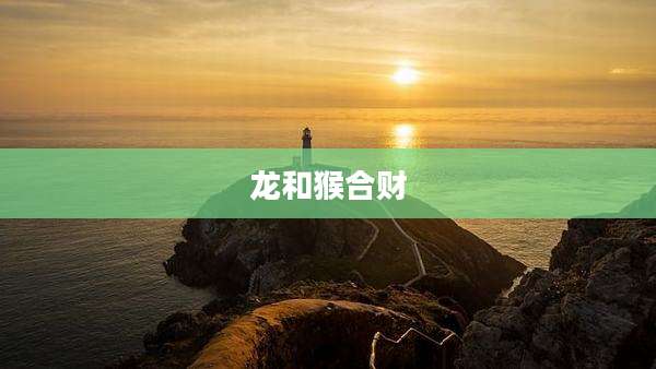 龙和猴合财