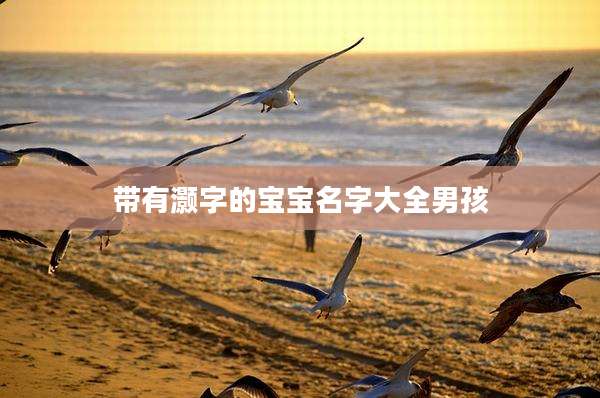 带有灏字的宝宝名字大全男孩