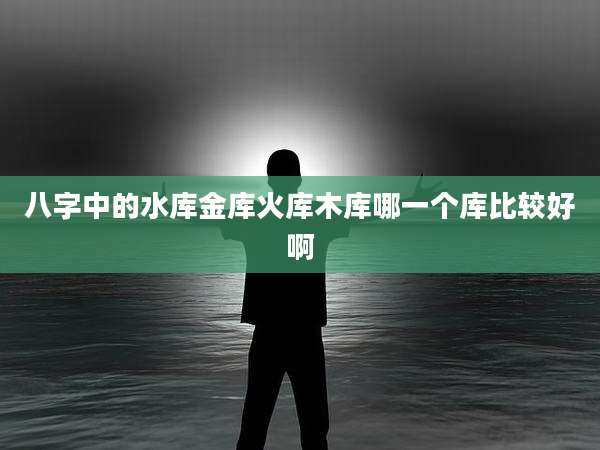 八字中的水库金库火库木库哪一个库比较好啊