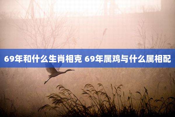 69年和什么生肖相克 69年属鸡与什么属相配