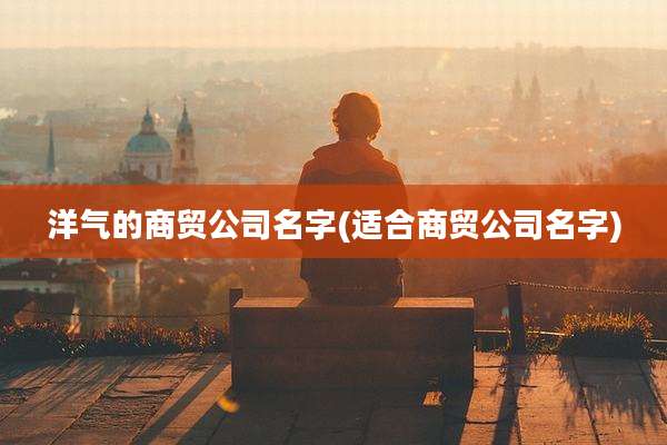 洋气的商贸公司名字(适合商贸公司名字)