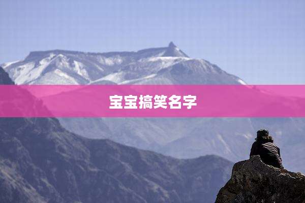 宝宝搞笑名字
