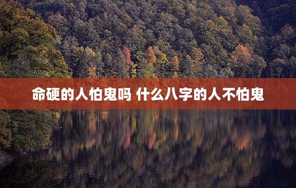 命硬的人怕鬼吗 什么八字的人不怕鬼