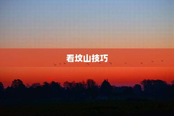看坟山技巧