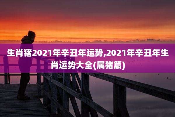 生肖猪2021年辛丑年运势,2021年辛丑年生肖运势大全(属猪篇)