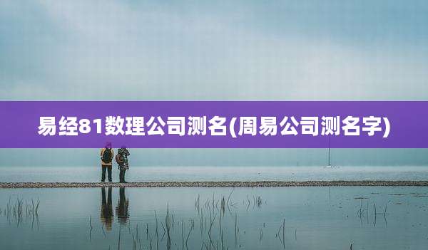 易经81数理公司测名(周易公司测名字)