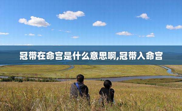 冠带在命宫是什么意思啊,冠带入命宫