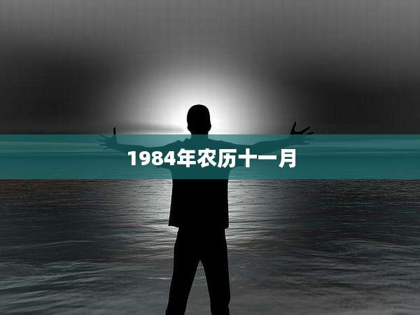 1984年农历十一月