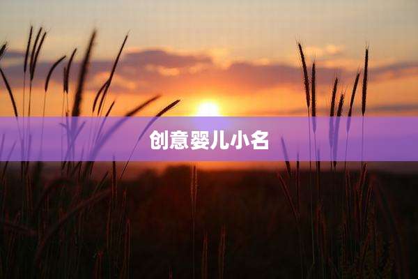 创意婴儿小名
