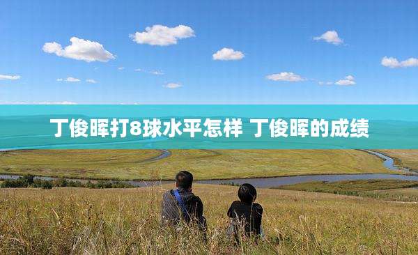 丁俊晖打8球水平怎样 丁俊晖的成绩