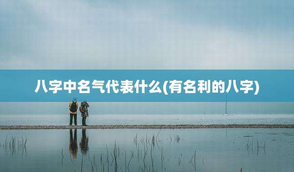 八字中名气代表什么(有名利的八字)