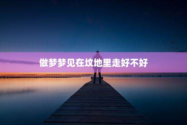 做梦梦见在坟地里走好不好