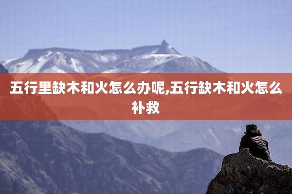 五行里缺木和火怎么办呢,五行缺木和火怎么补救