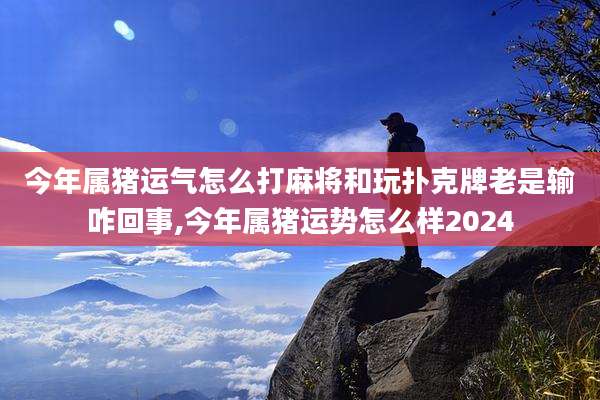 今年属猪运气怎么打麻将和玩扑克牌老是输咋回事,今年属猪运势怎么样2024