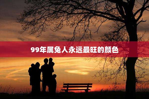 99年属兔人永远最旺的颜色