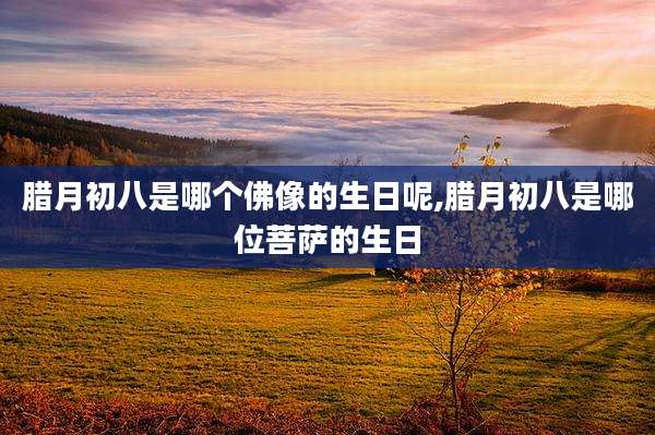 腊月初八是哪个佛像的生日呢,腊月初八是哪位菩萨的生日