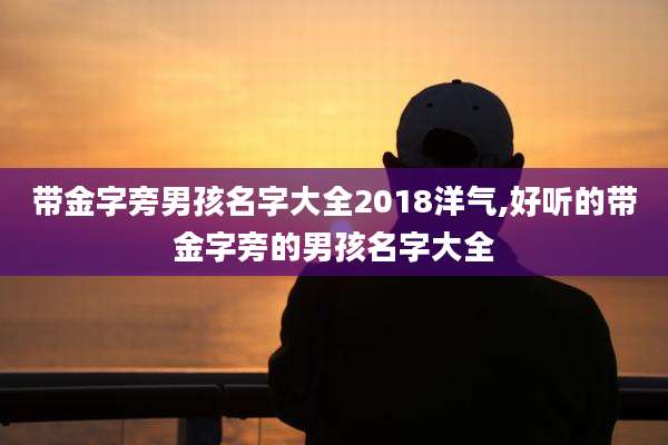 带金字旁男孩名字大全2018洋气,好听的带金字旁的男孩名字大全