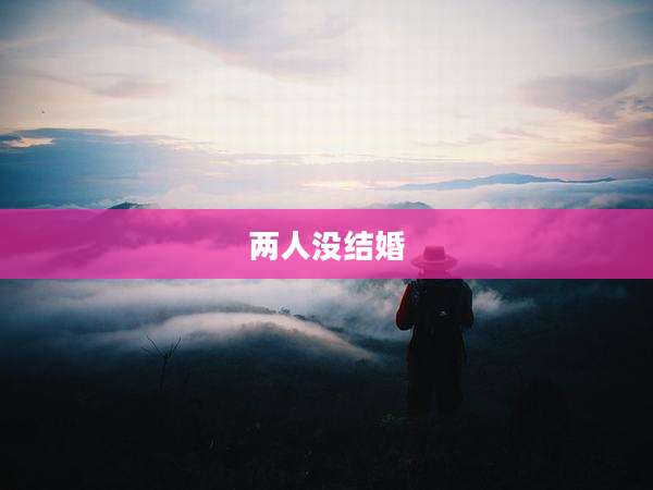两人没结婚