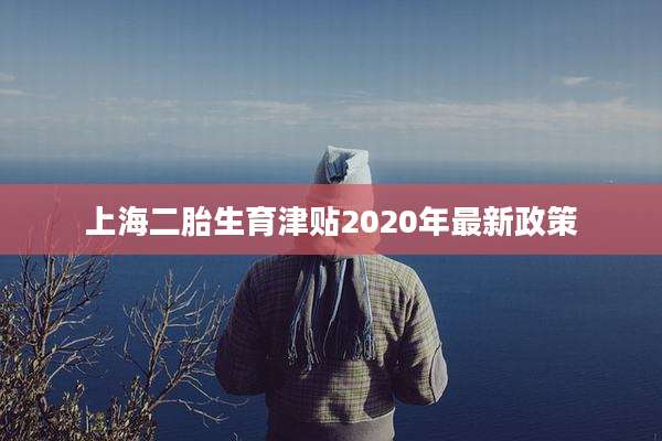 上海二胎生育津贴2020年最新政策