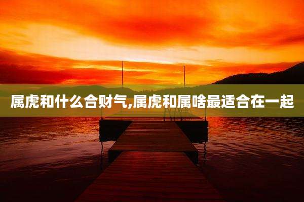 属虎和什么合财气,属虎和属啥最适合在一起