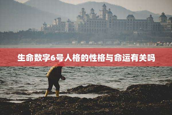 生命数字6号人格的性格与命运有关吗