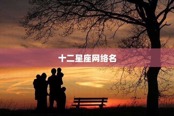 十二星座网络名