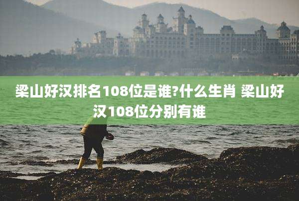梁山好汉排名108位是谁?什么生肖 梁山好汉108位分别有谁