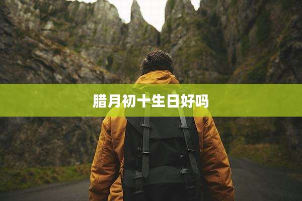 腊月初十生日好吗