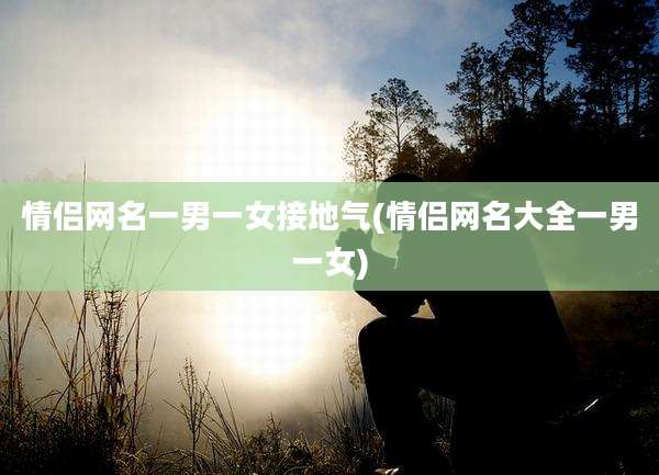 情侣网名一男一女接地气(情侣网名大全一男一女)