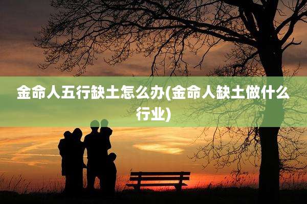金命人五行缺土怎么办(金命人缺土做什么行业)