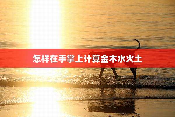 怎样在手掌上计算金木水火土