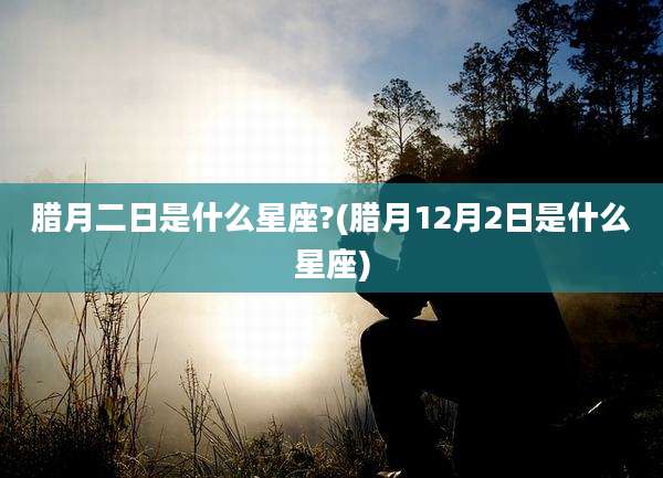 腊月二日是什么星座?(腊月12月2日是什么星座)