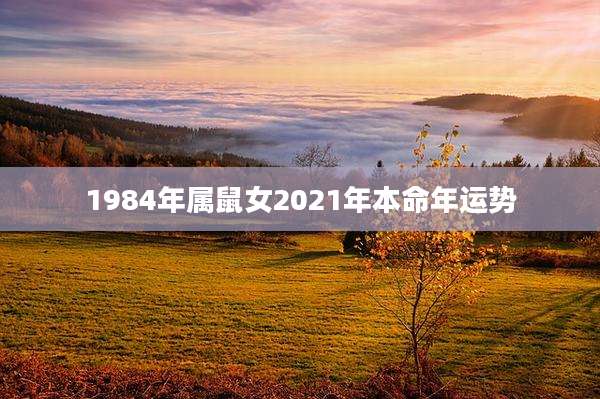 1984年属鼠女2021年本命年运势