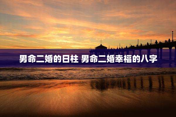 男命二婚的日柱 男命二婚幸福的八字