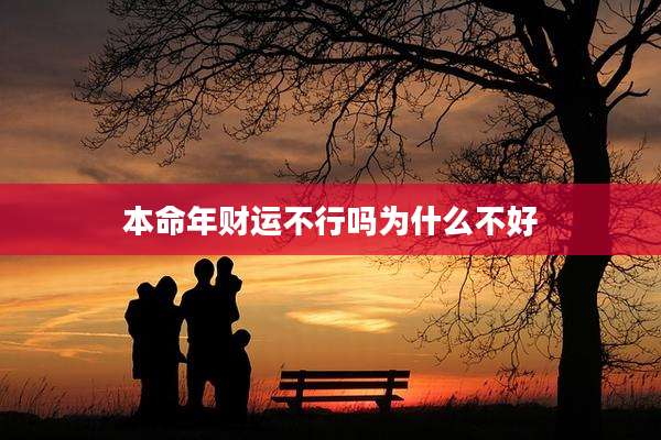 本命年财运不行吗为什么不好