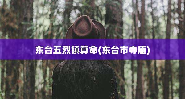 东台五烈镇算命(东台市寺庙)