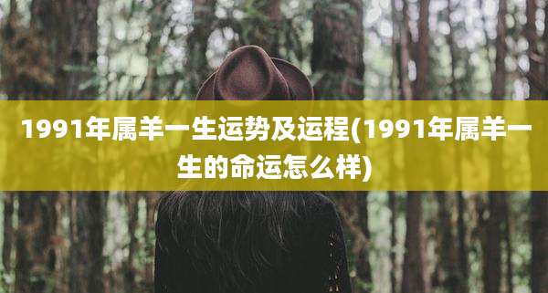 1991年属羊一生运势及运程(1991年属羊一生的命运怎么样)